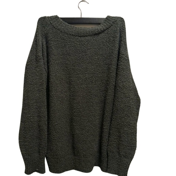 Sanctuary Women's Green forest Long-Sleeve V-Neck Sweatshirt Sweater XXS - Picture 6 of 10